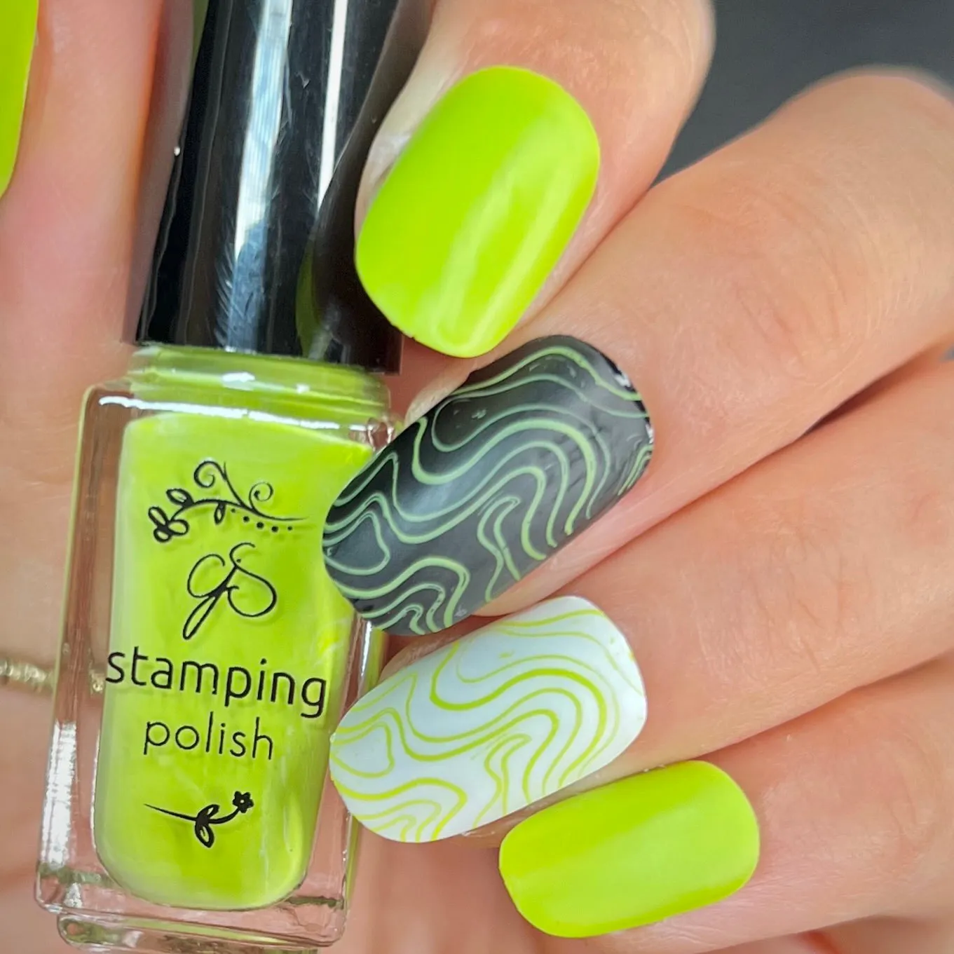 Clear Jelly Stamper 156 Green Ginger stamping lak grøn 5 ml