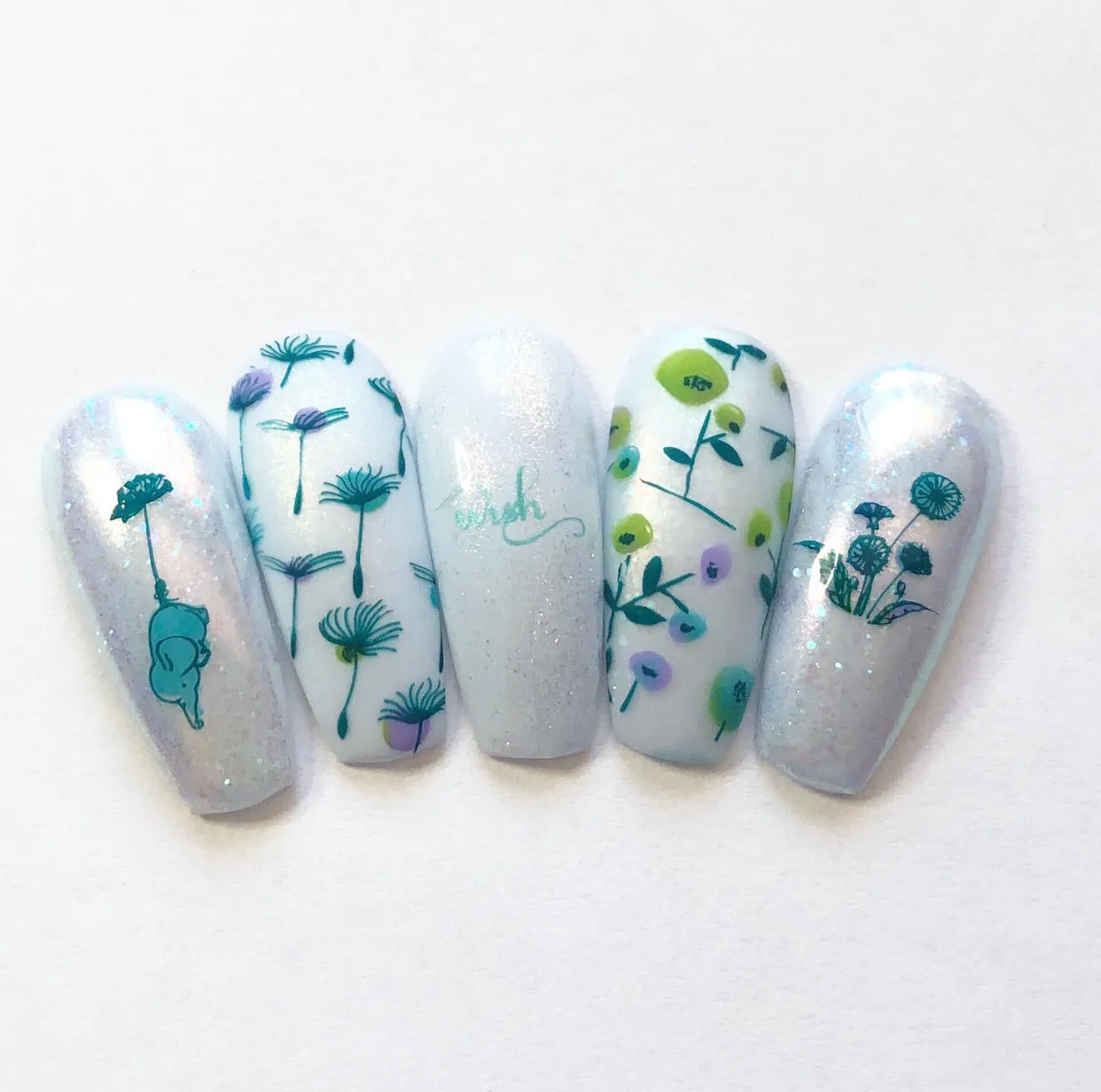 Clear Jelly Stamper Feel Free CjS-158 stampingplade mælkebøtte