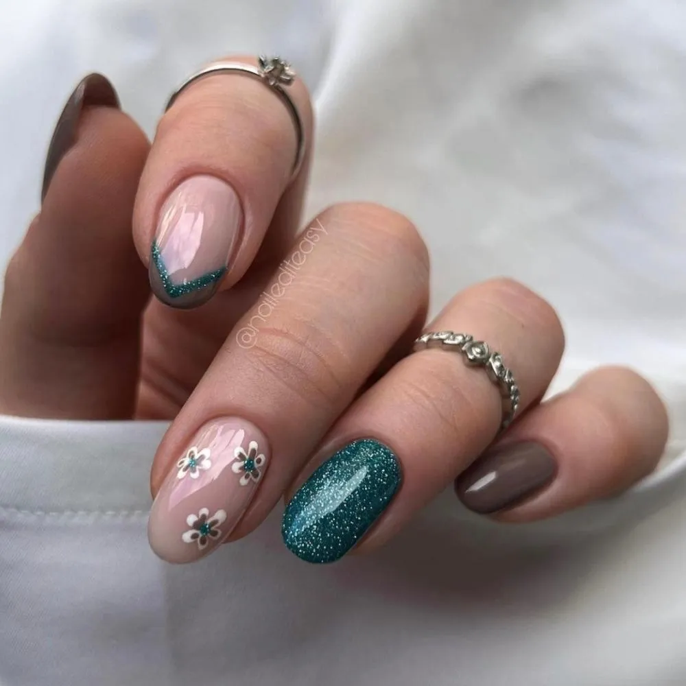 Didier Lab Brillant No 18 gellak 8 ml blå glitter