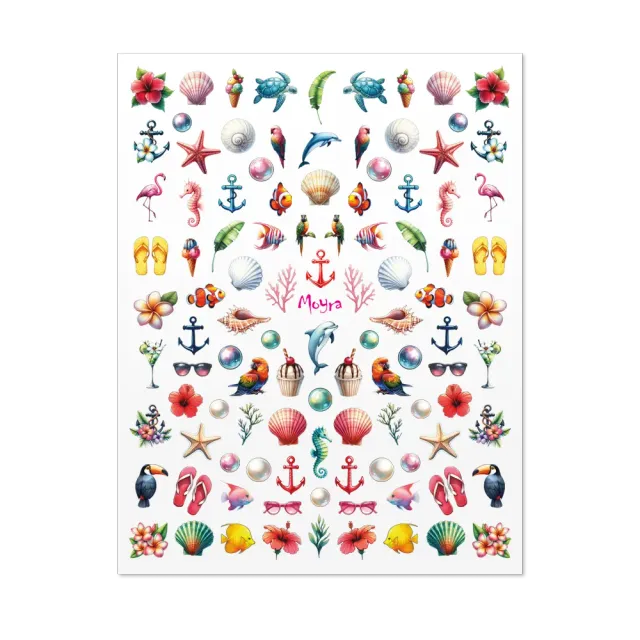Moyra Nail Stickers No. 30 negleklistermærker selvklæbende
