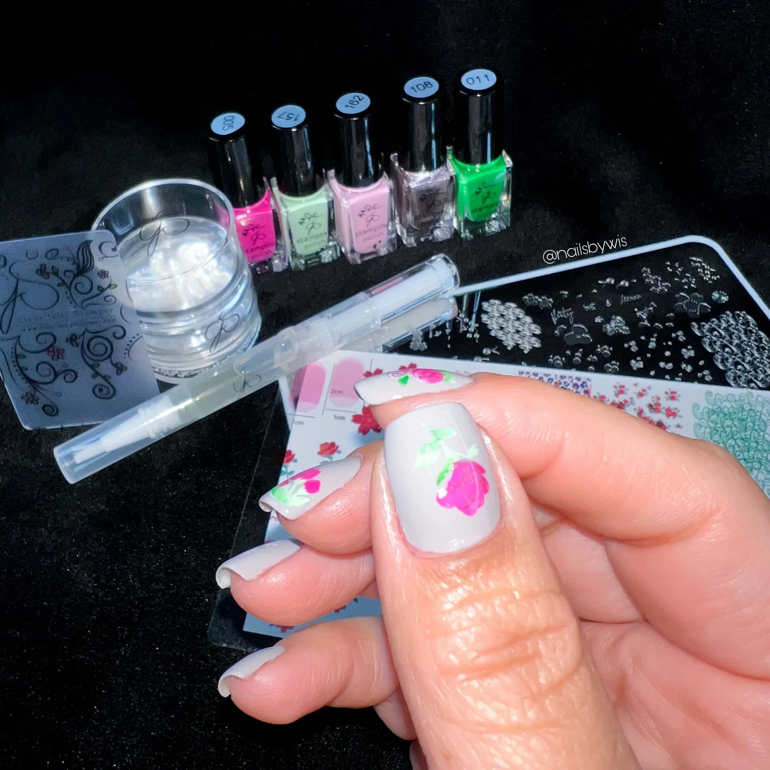 Clear Jelly Stamper CjS-260 stampingplade Flirty Fierce