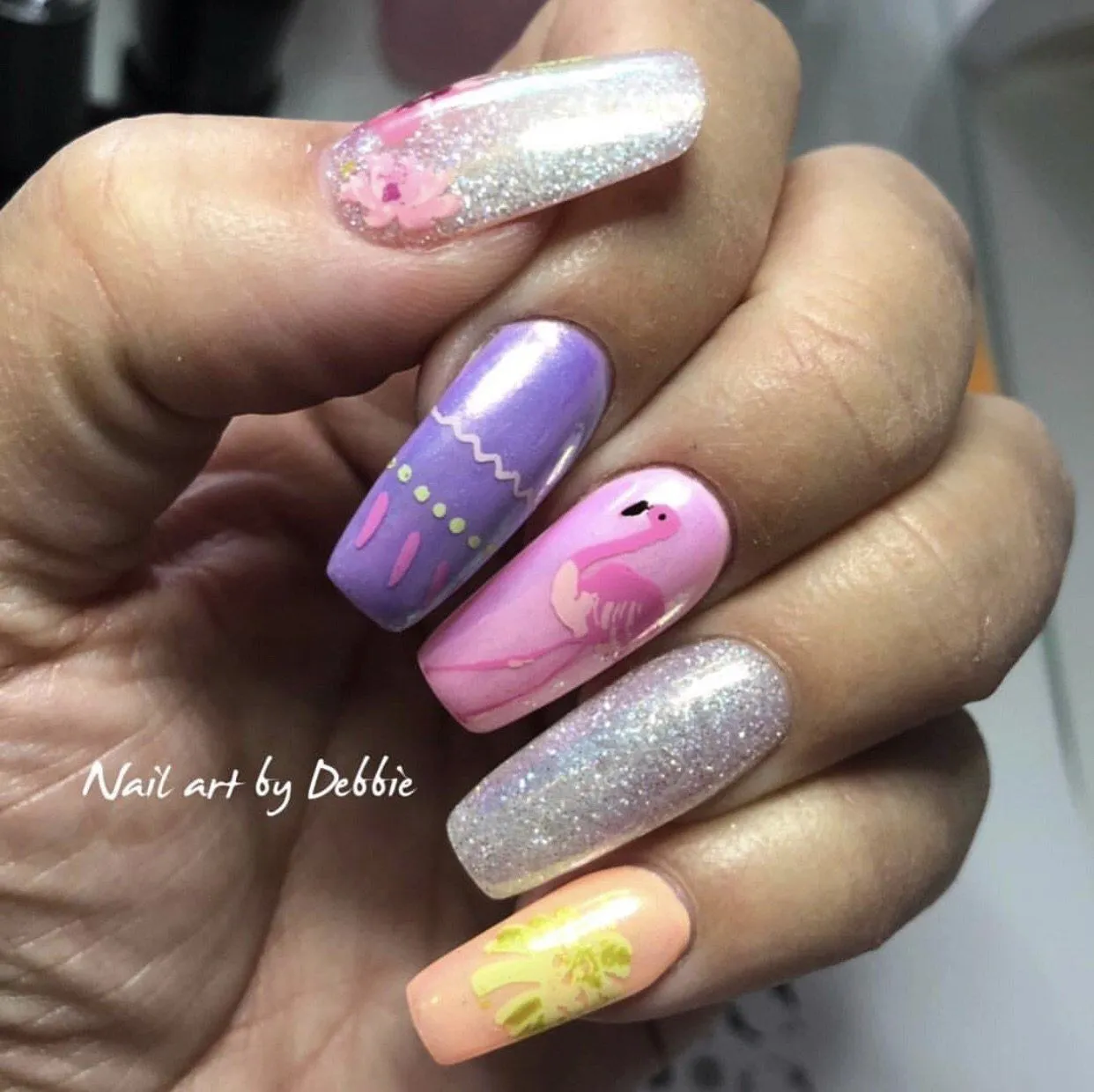 Clear Jelly Stamper Fabulous Flamingo CjS-57 stamping plade