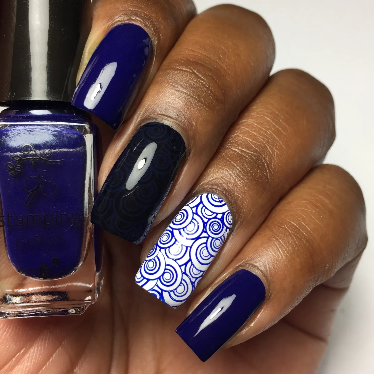 Clear Jelly Stamper 13 Storm Pirate stampinglak blå 5 ml dækkende