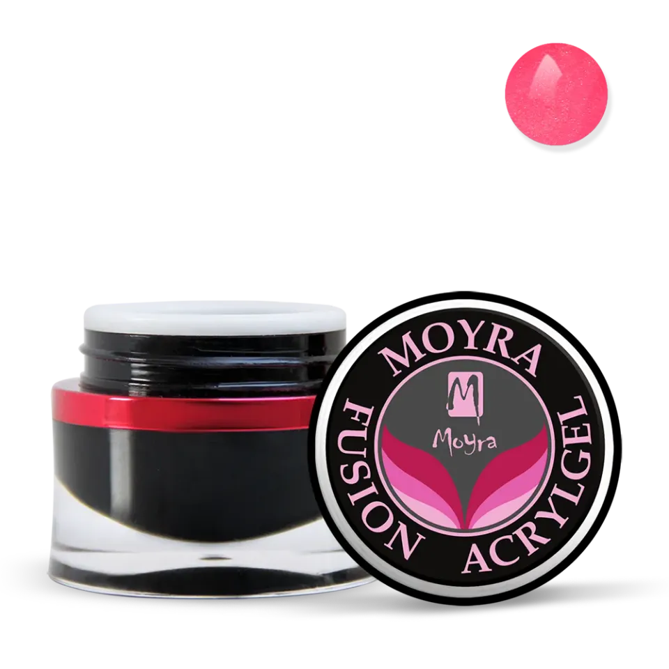 Moyra Fusion Acrylgel 103 Vivid Pink Shine 15 g stærk