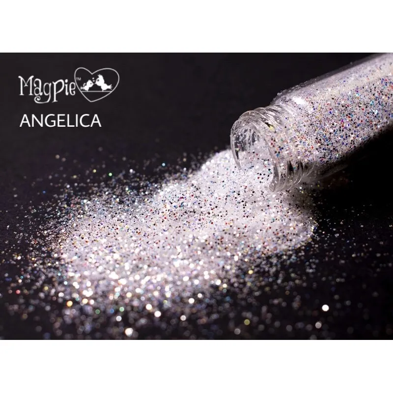 Indigo Nails Angelica negleglitter med lys glimmer