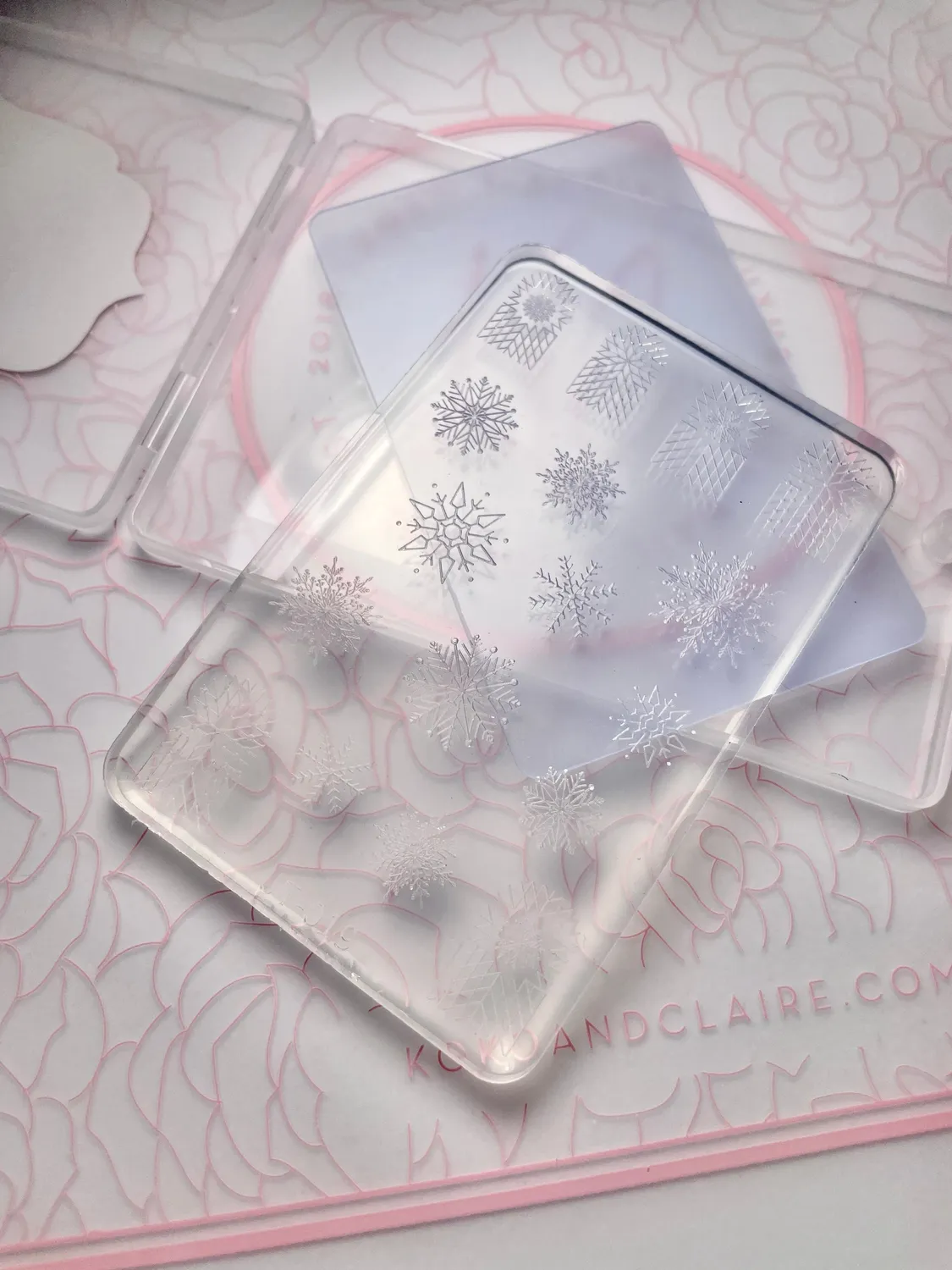Clear Jelly Stamper KoKo Claire 3D gelform holiday snefnug