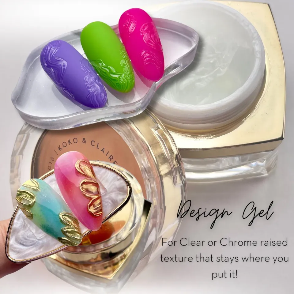 Clear Jelly Stamper KoKo & Claire Design Gel 3D-gel klar Hema-fri