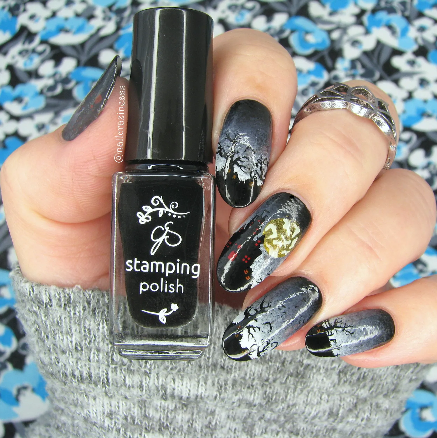Clear Jelly Stamper Creepy Hollow CjSH-37 stempelplade halloween