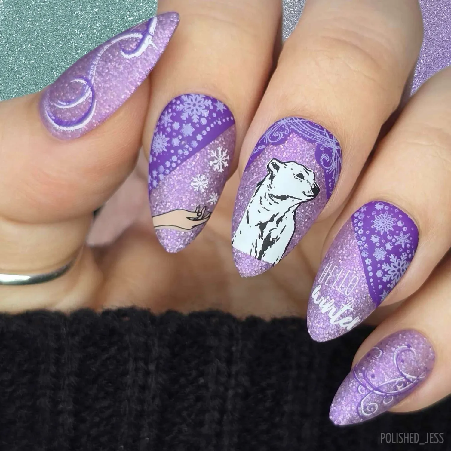 Clear Jelly Stamper CjS-374 stempelplade Hello Winter snefnug