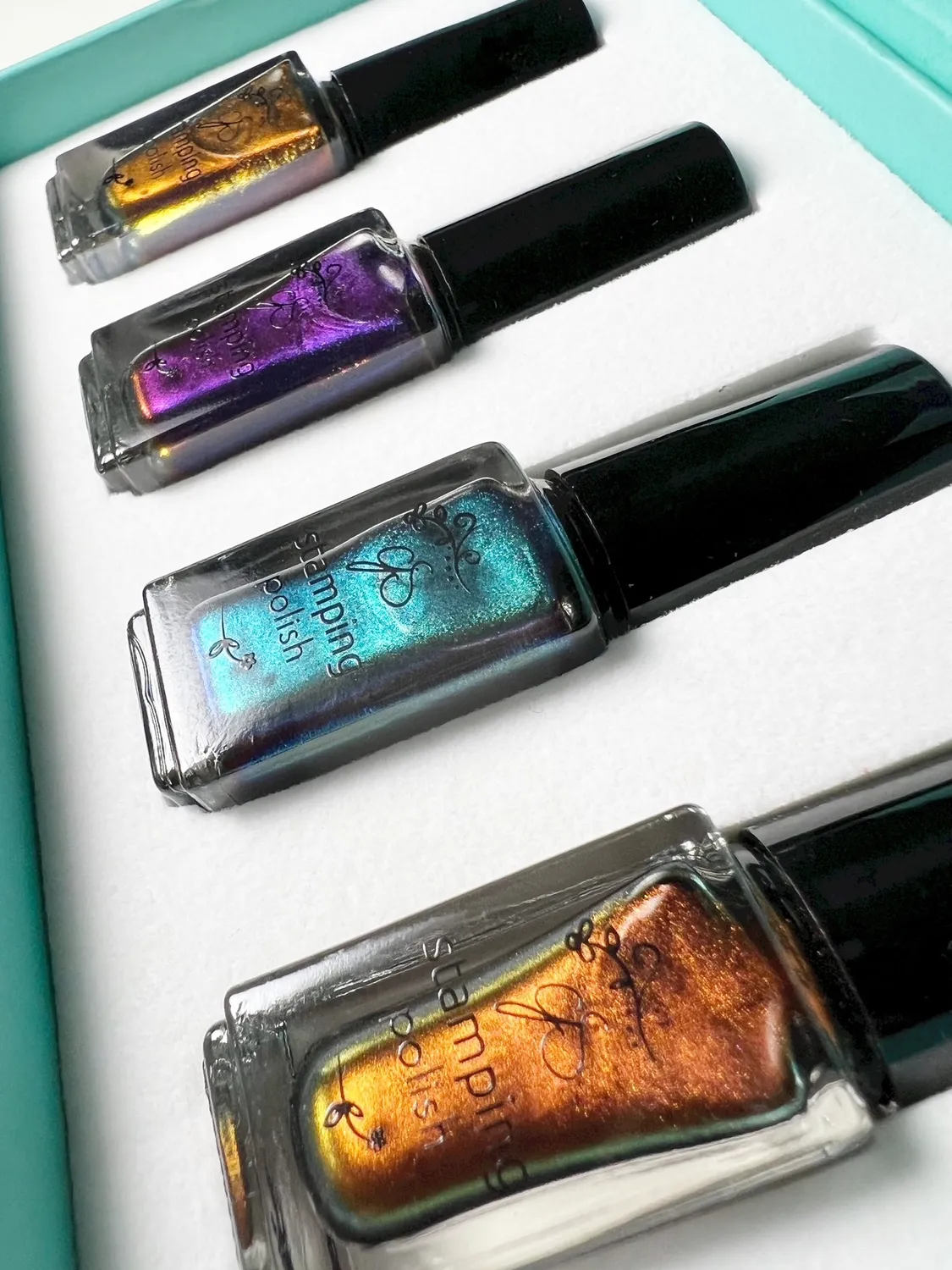 Clear Jelly Stamper Shifting Color stampinglak 4-pak semi-sheer
