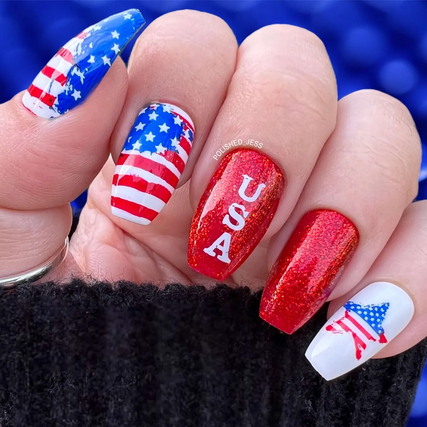 Clear Jelly Stamper Stars & Stripes Three CjS-314 stampingplade