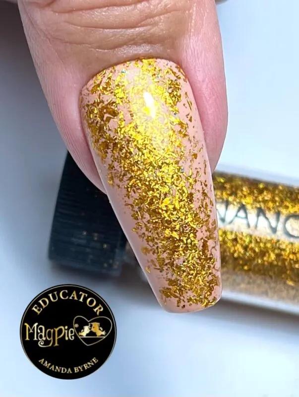 Indigo Nails Beautystones Nancy negleflakes med kromskær