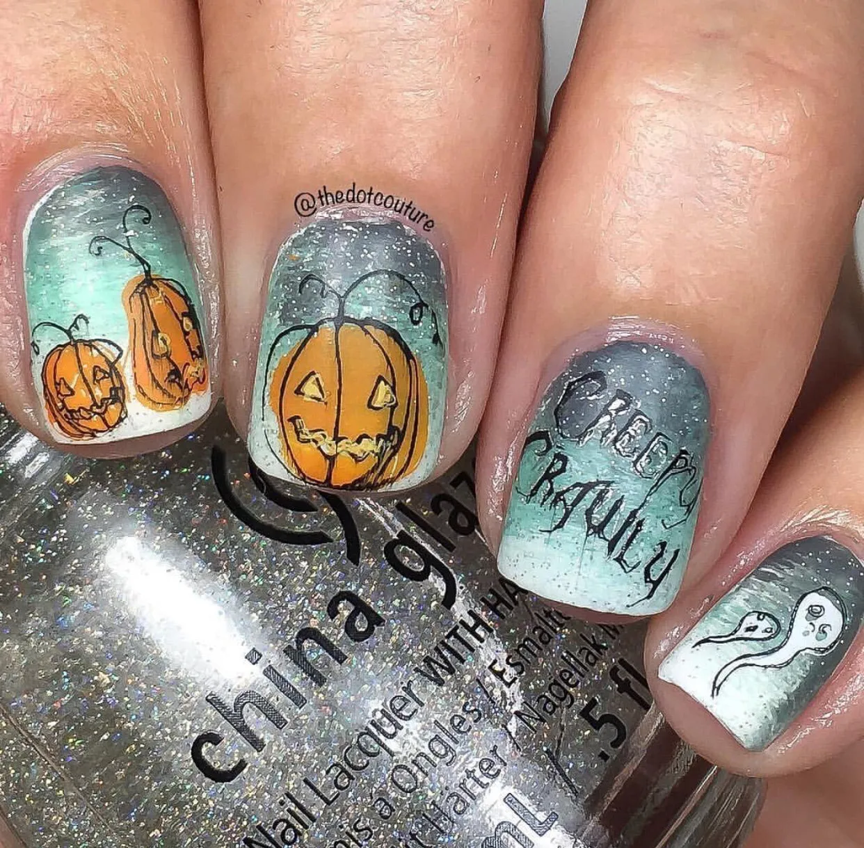 Clear Jelly Stamper Spooky CjSH-05 stampingplade 6x6 cm Halloween