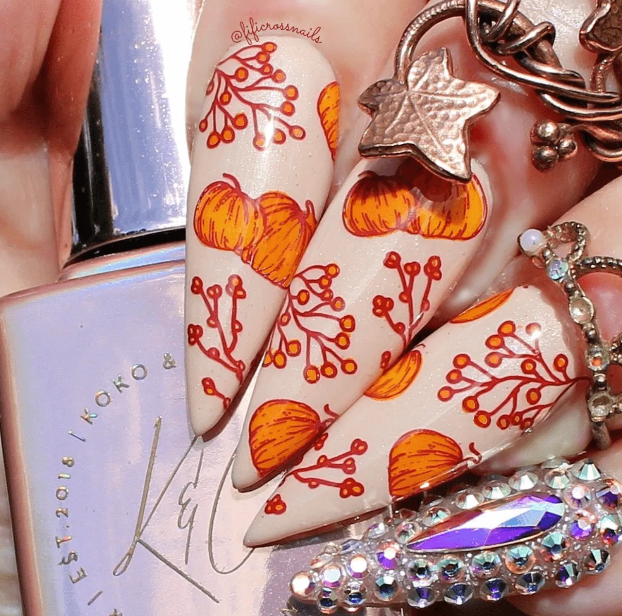 Clear Jelly Stamper Harvest Bouquet CjS-267 stamping plade efterår