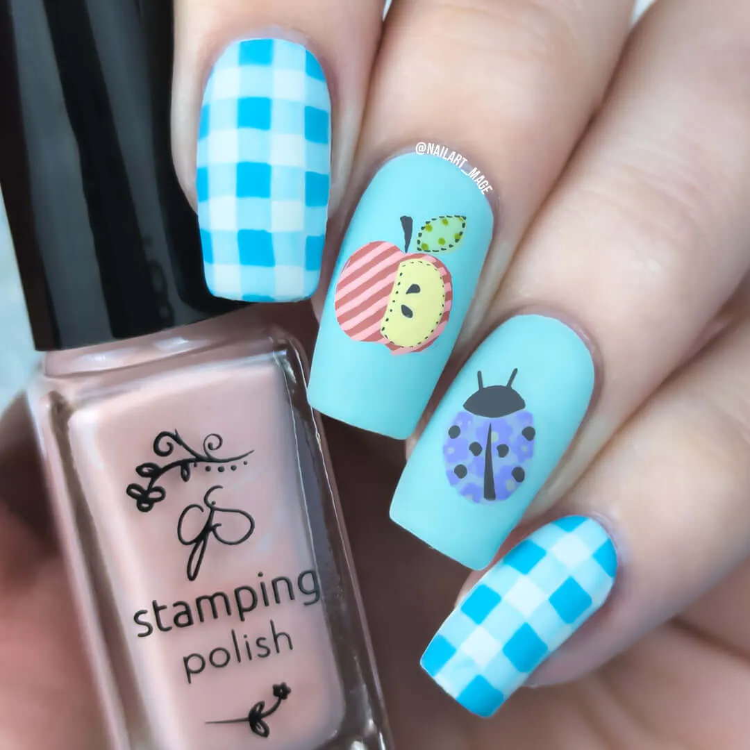 Clear Jelly Stamper Patterned Spring One CJS-285 stampingplade forår