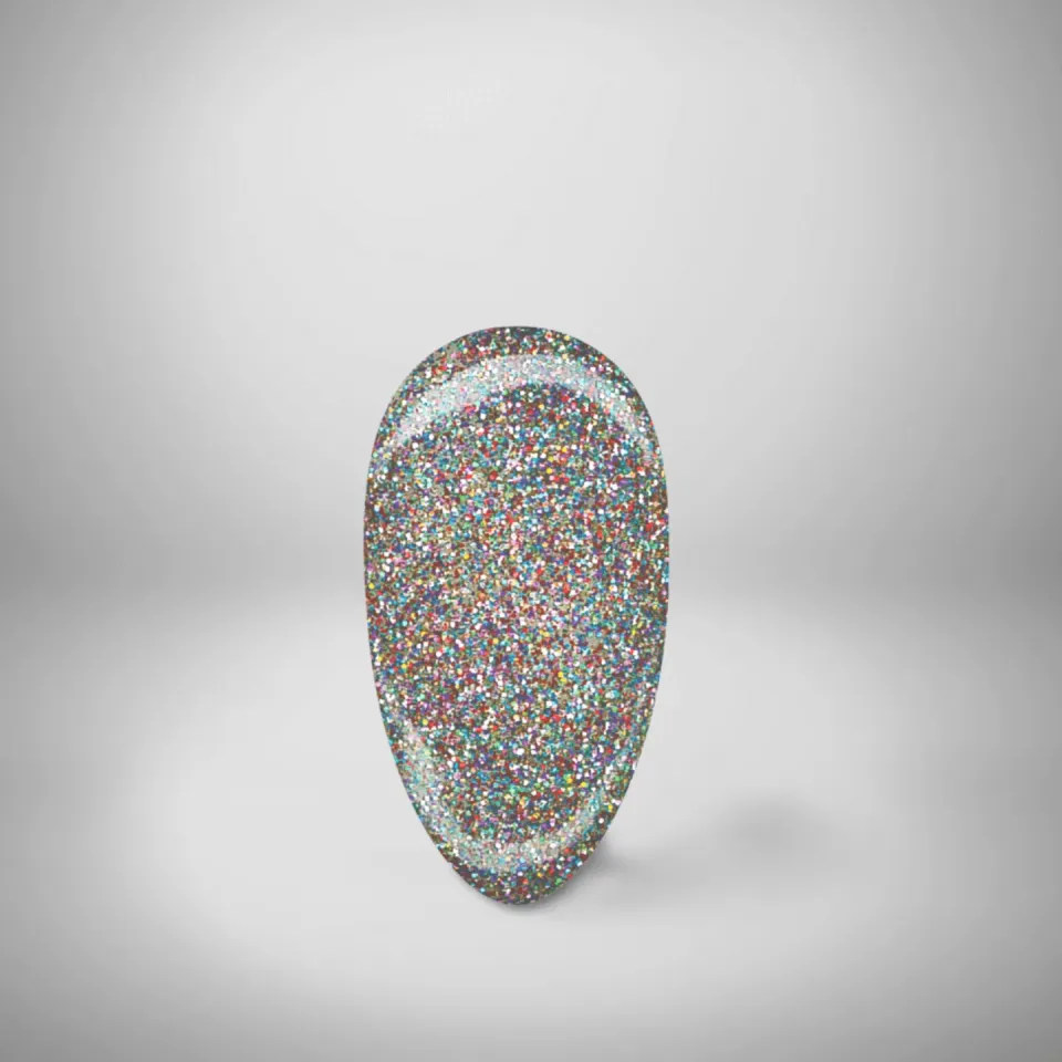 Nail Supply Glam Grafity GL-030 farvegel 5g mørk glimmer