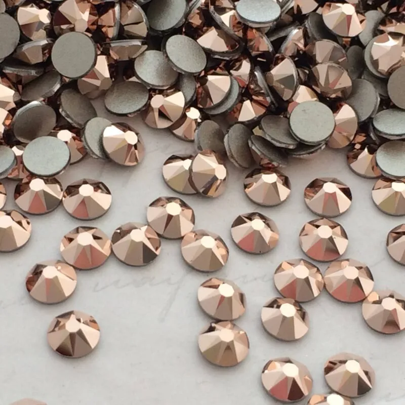 Beautystones Crystal Rose Gold neglesten flat back
