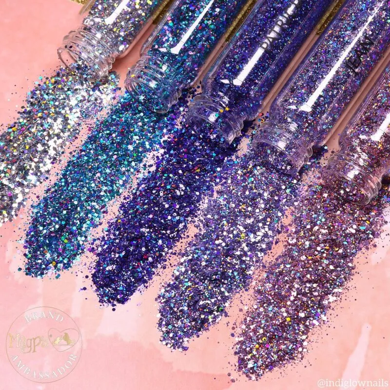 Indigo Nails Jean glitter til negle – klar glimmer