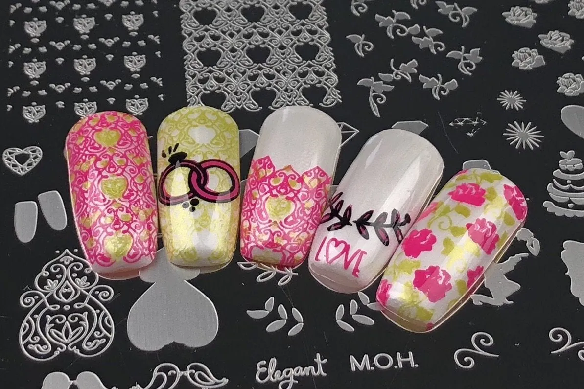 Clear Jelly Stamper CjS-70 Here Comes the Bride stempelplade stor