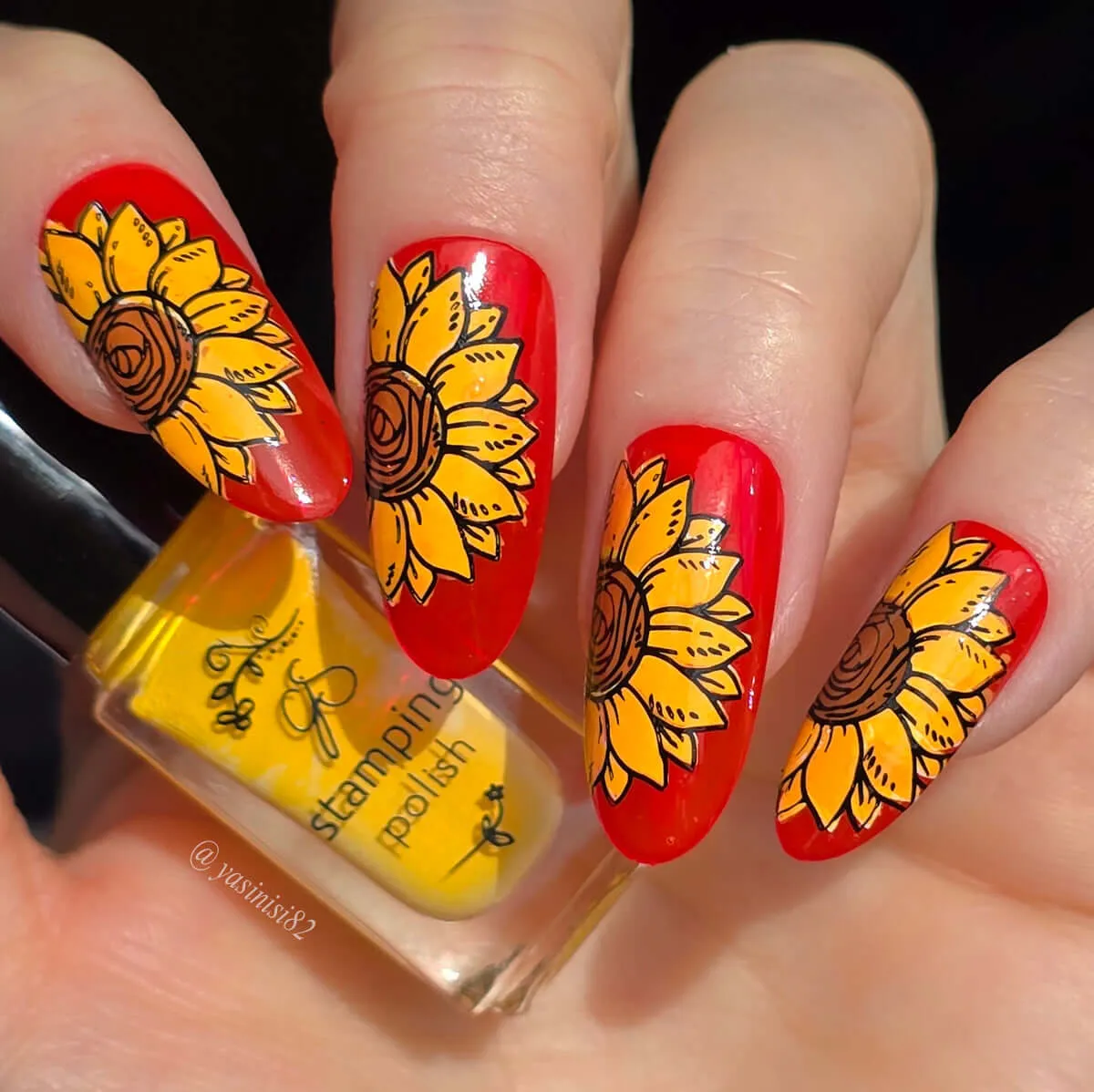 Clear Jelly Stamper CjS-370 Sunflower stampingplade blomst