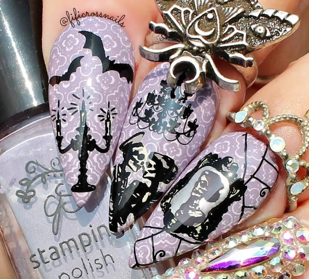 Clear Jelly Stamper Spooktacular CjSH-116 stempelplade halloween