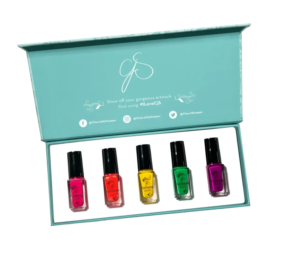 Clear Jelly Stamper Neon Part 2 stamping lak 5x5ml neon