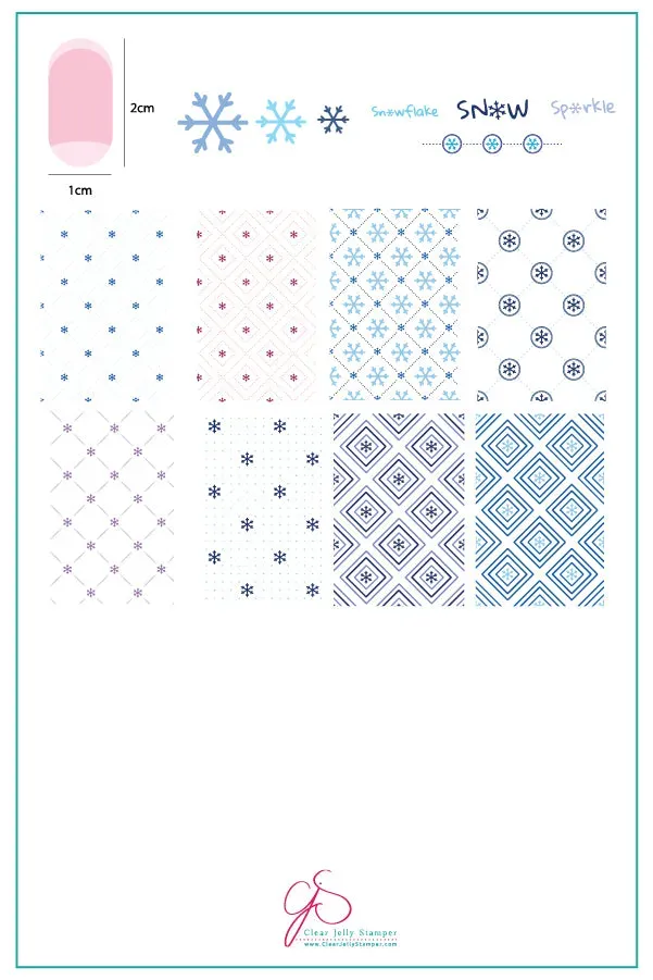 Clear Jelly Stamper CjS-145 Fully Frozen stampingplade