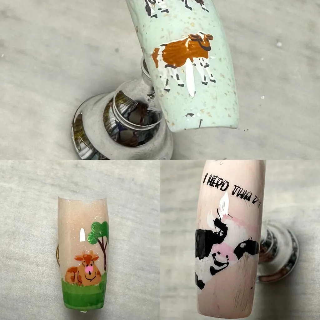 Clear Jelly Stamper CjS-355 Udderly Adorable ko stamping plade