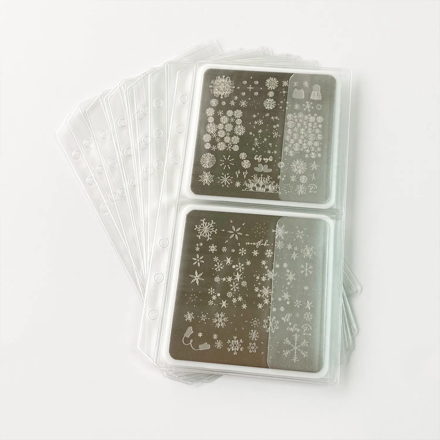 Clear Jelly Stamper Binder Sleeves 10-pak til 14x9 plader