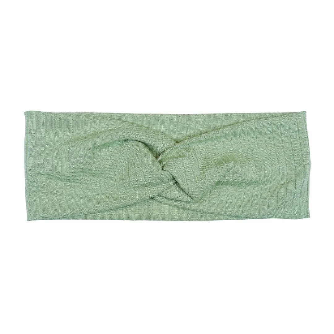 Moonflair SnugWrap Pistachio hårbånd pistacie ribbet