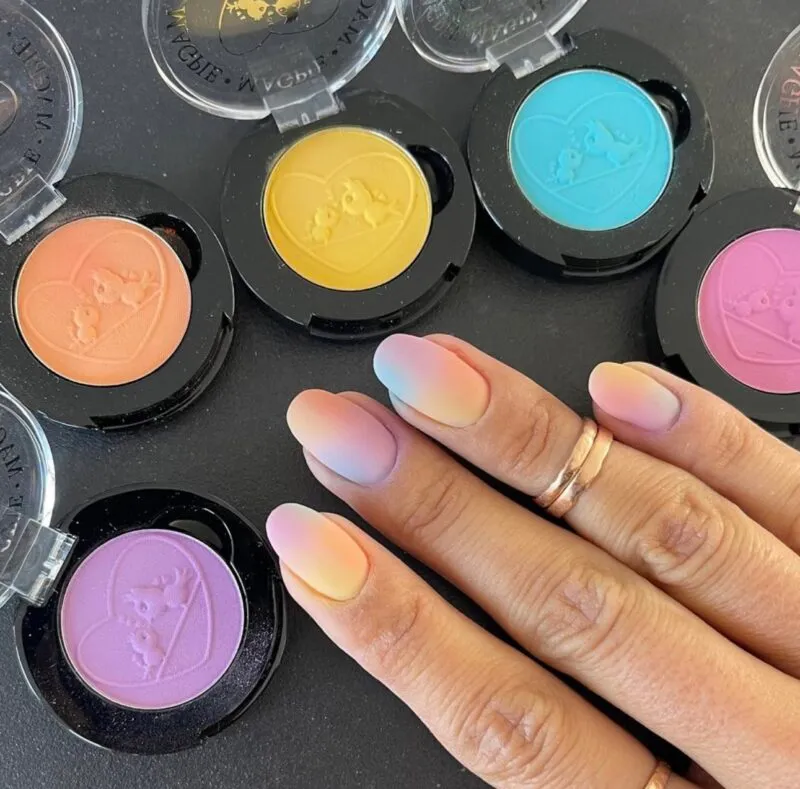 Indigo Nails Tahiti compact pigment intens glød