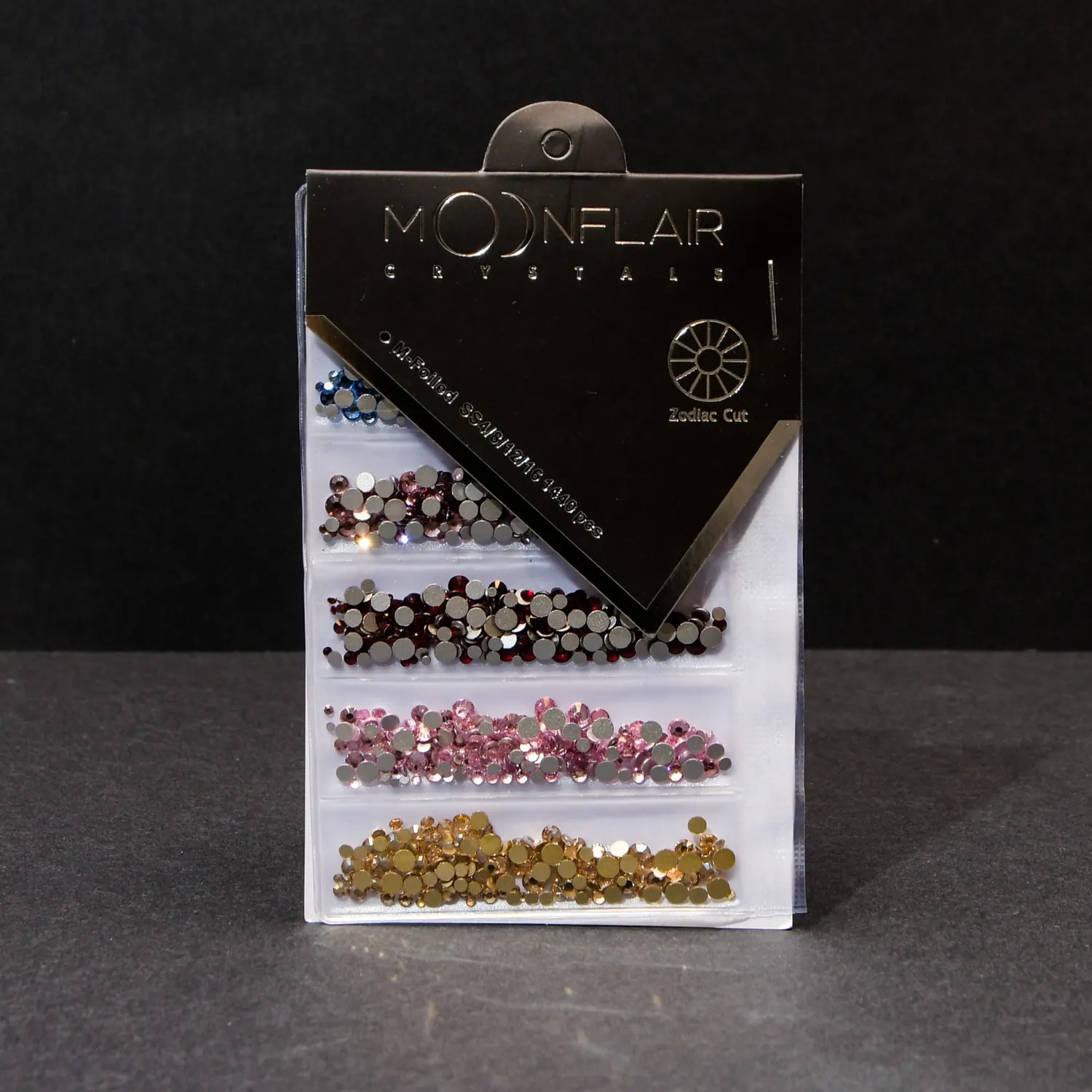 Moonflair The Essentials 1440 stk neglekrystaller multi pack mix