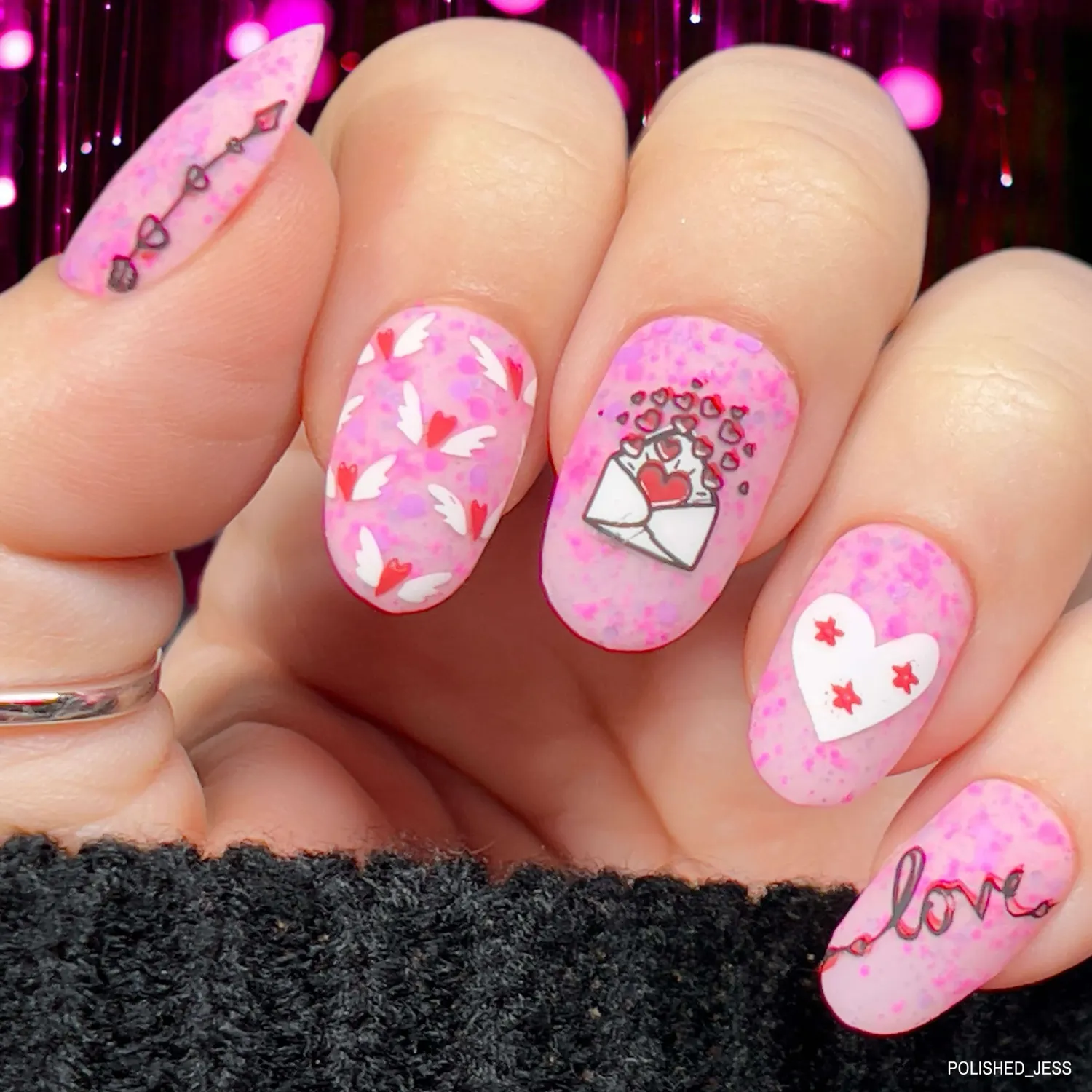 Clear Jelly Stamper CJSLE-09 Cupid's Crush stempelplade hjerte