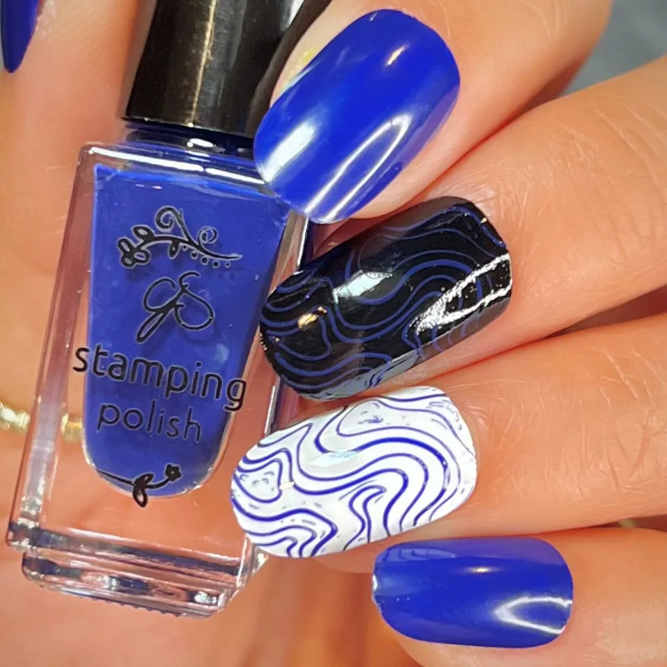 Clear Jelly Stamper 13 Storm Pirate stampinglak blå 5 ml dækkende