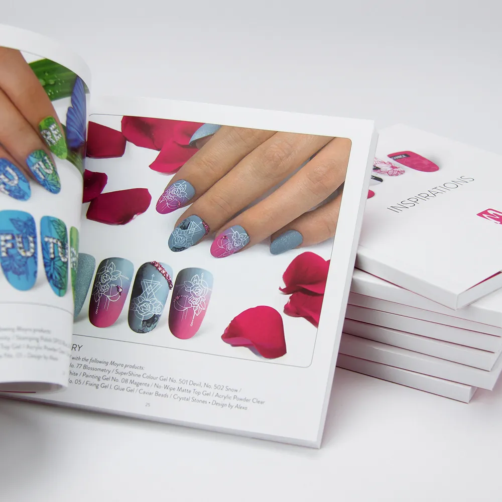 Moyra Stamping Inspirations neglebog 96 sider mønstre