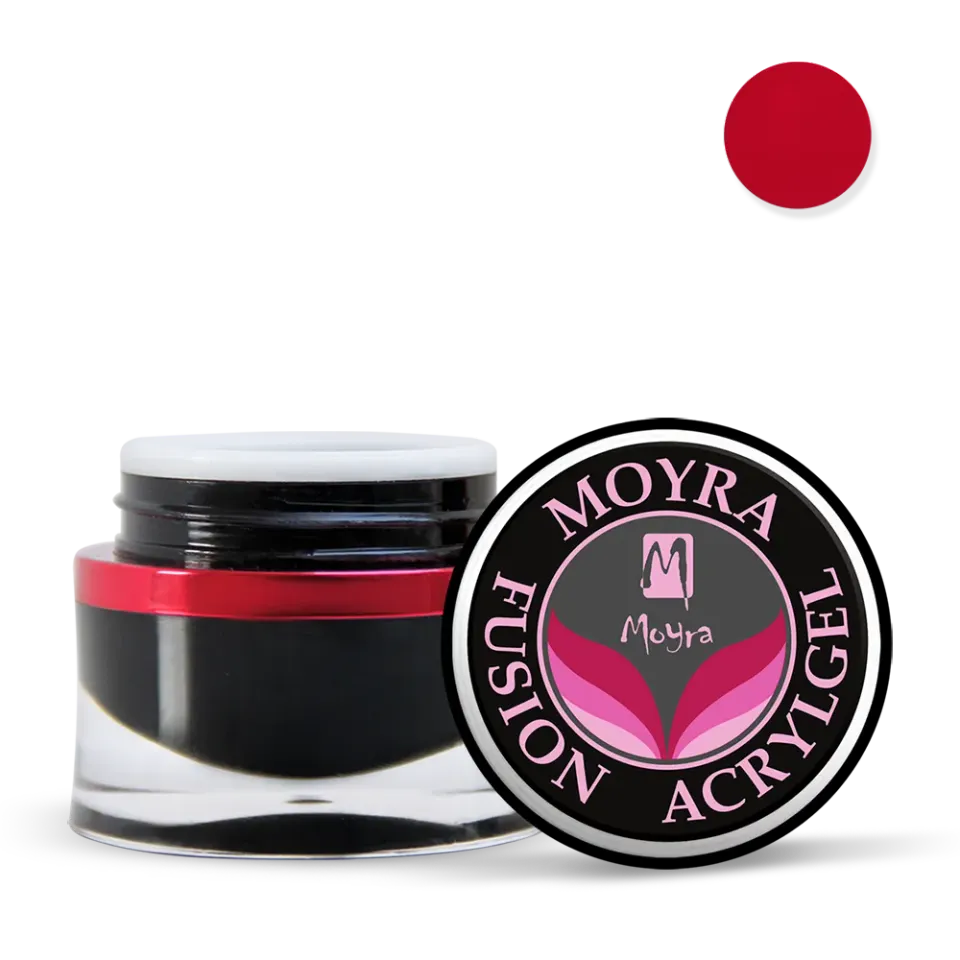 Moyra Fusion Colour Acrylgel No. 04 Hibiscus Red 15 g