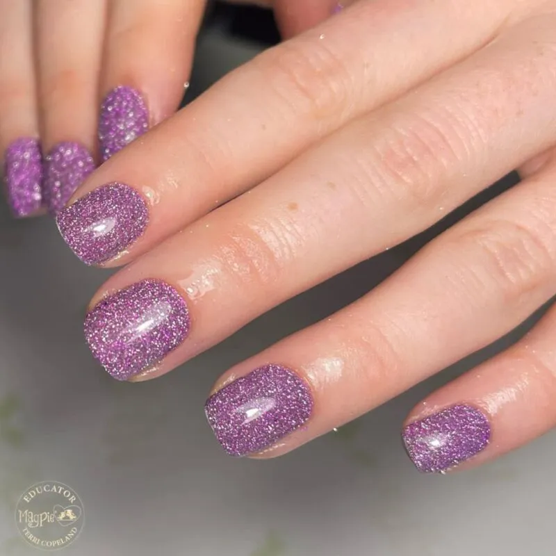 Indigo Nails Radiance light reflecting glitter