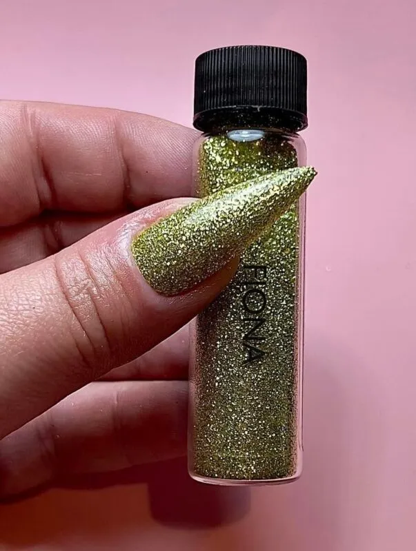Beautystones Fiona negleglitter skinnende effekt til negle