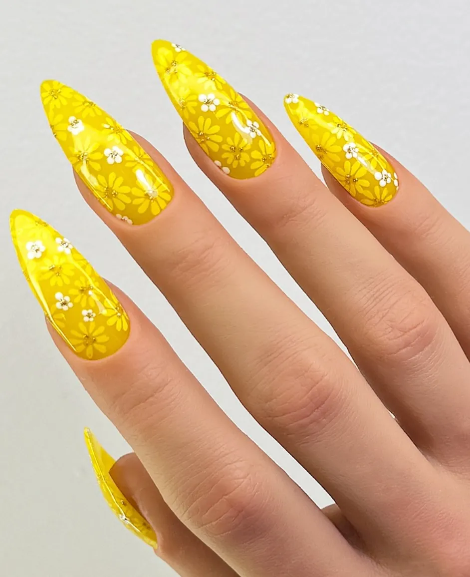 Clear Jelly Stamper CjS-194 Spring Daisy stamping plade blomster 14,5cm