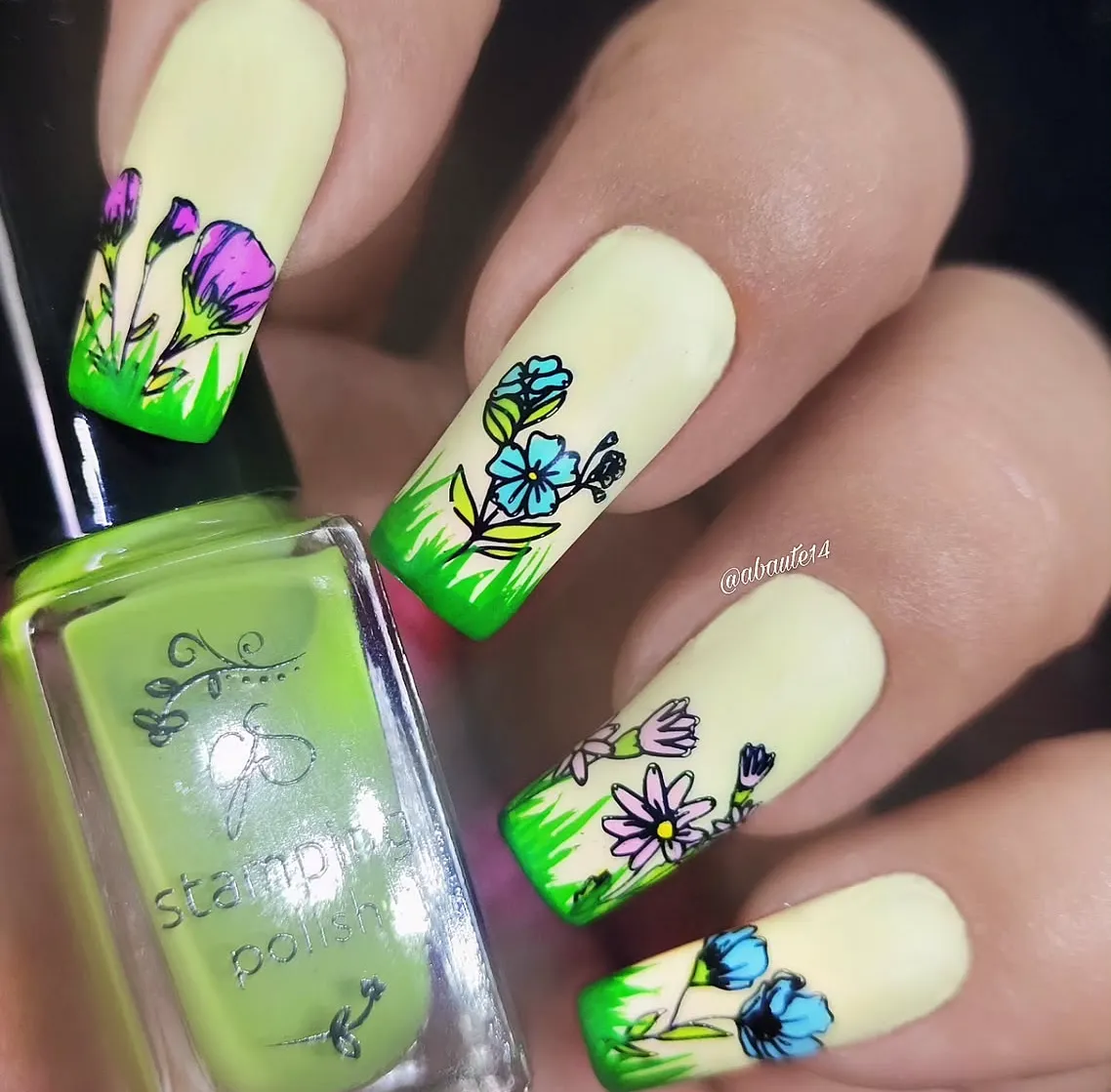 Clear Jelly Stamper CjS-352 Sweet Stems stempelplade blomster