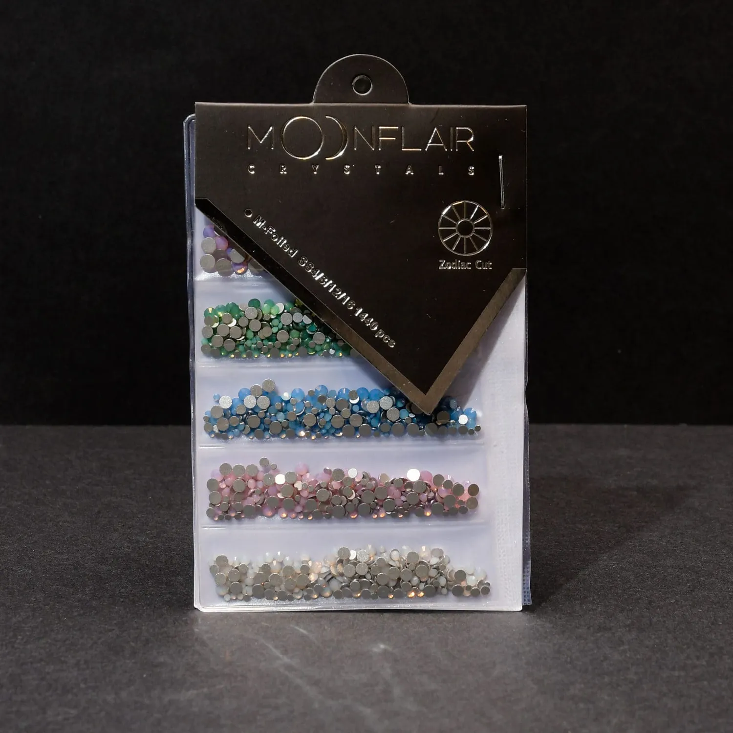 Moonflair Opals neglekrystaller multi 1440 stk