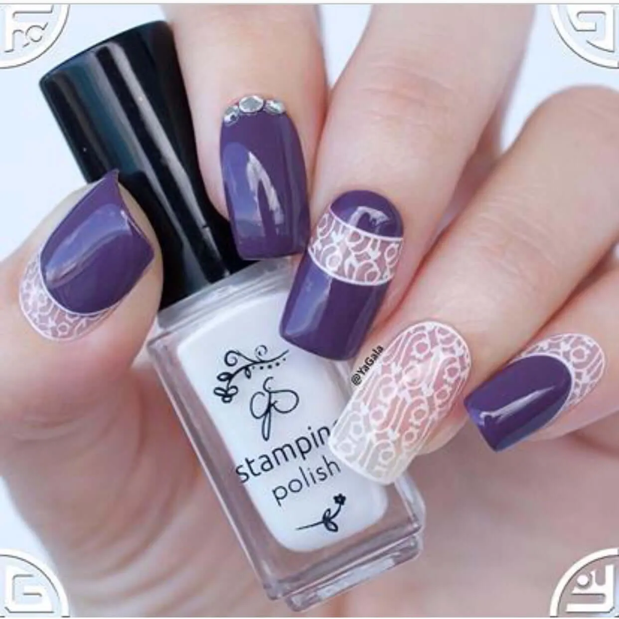 Clear Jelly Stamper V-04 Layers of Love stampingplade hjerter