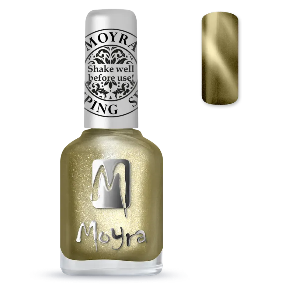 Moyra Cat Eye SP31 stamping neglelak Magnetic Gold 12 ml