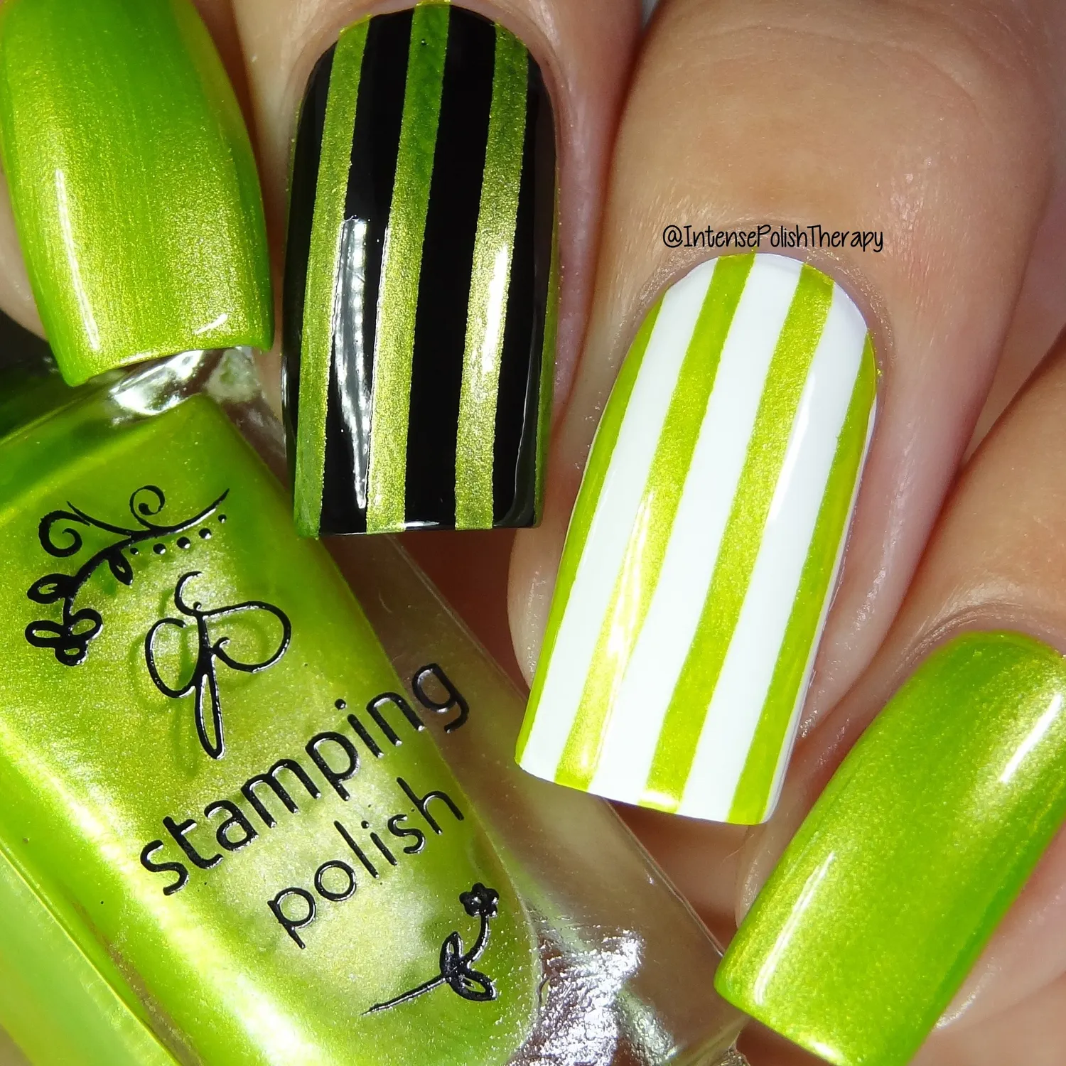 Clear Jelly Stamper 44 Sassy Monster stampinglak limegrøn 5 ml