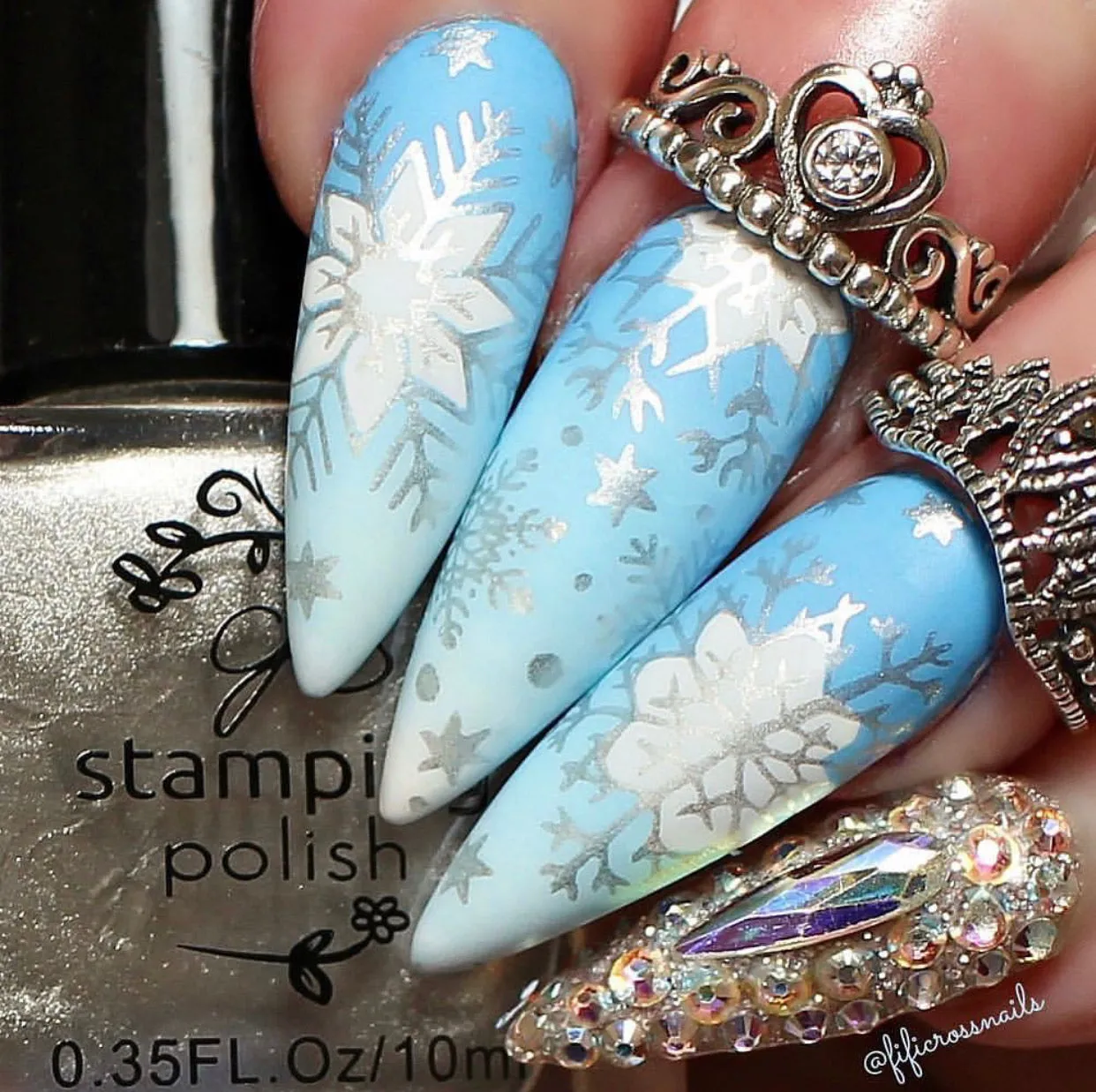 Clear Jelly Stamper CjSC-24 In the Frosty Air stamping plade