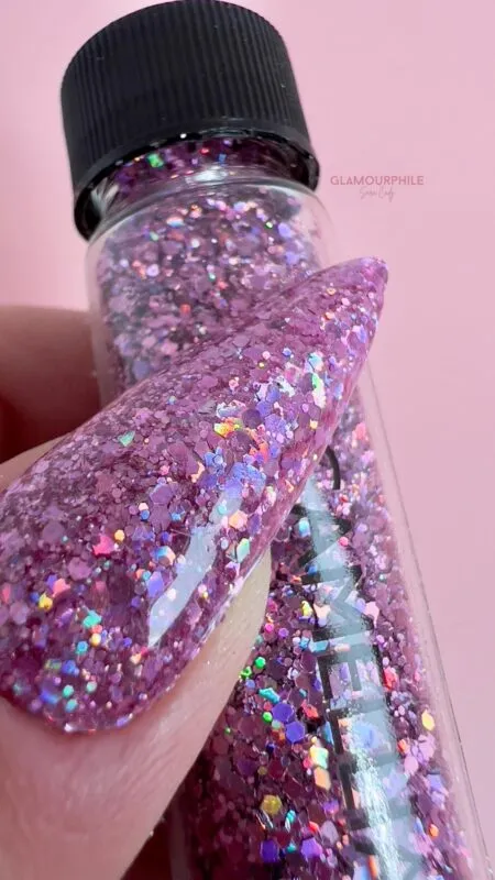 Indigo Nails Beautystones Camellia glitter til negle