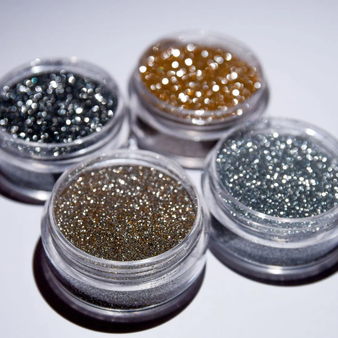 Moonflair Reflective Glitter Powder negleglitter guld 2-3 g