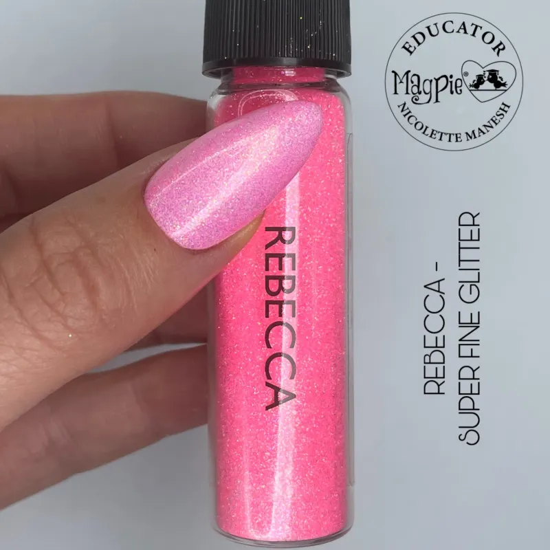 Indigo Nails Rebecca glitter til negle med dækkeevne