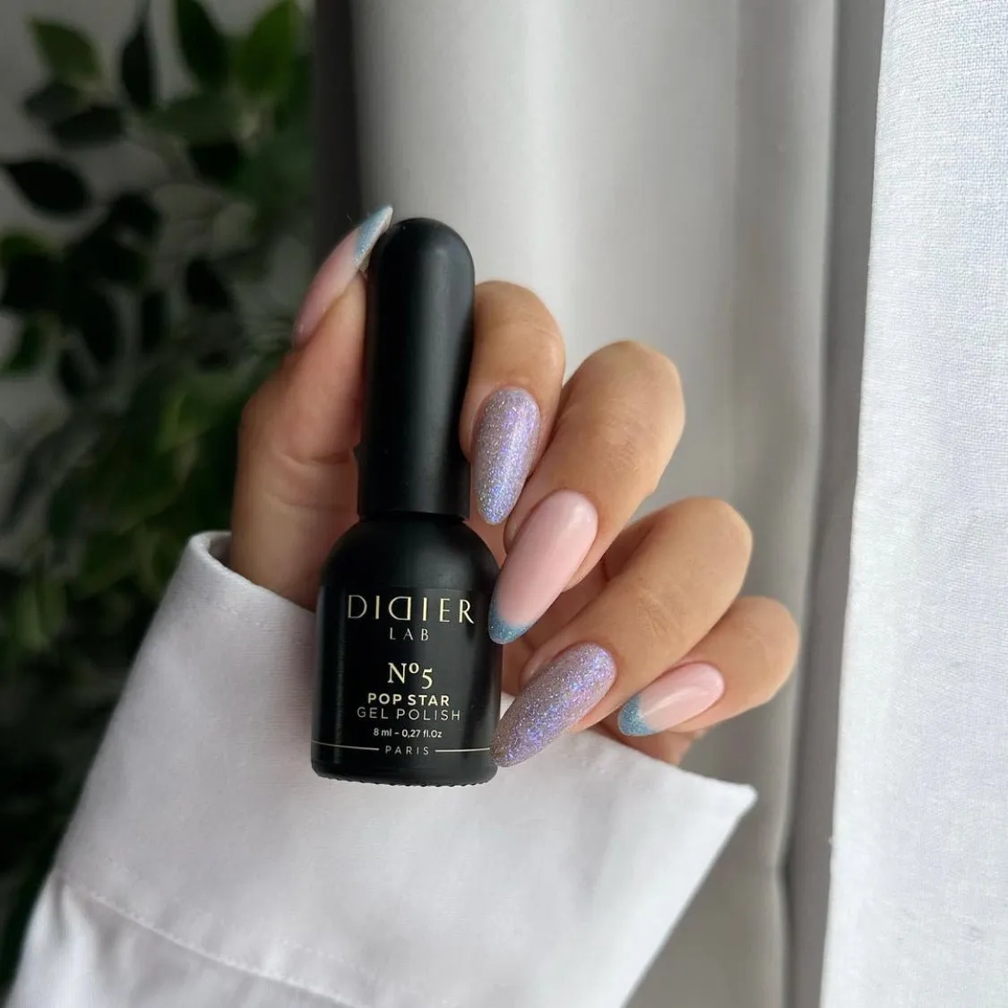 Didier Lab Pop Star No5 gellak blå glitter