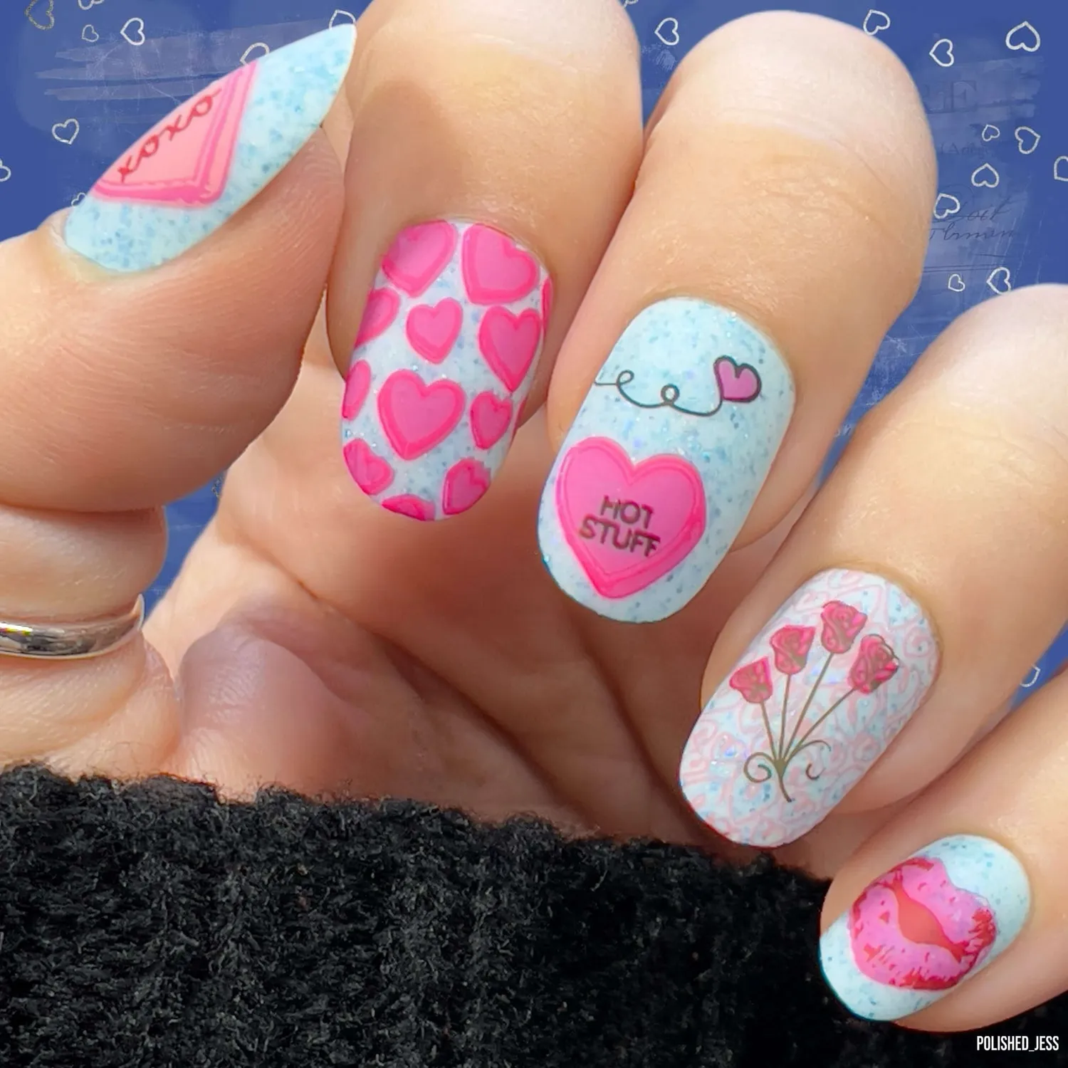 Clear Jelly Stamper Sweet Love CjSV-38 stempelplade valentine